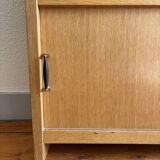 Vintage wooden bookcase from the 1960s
