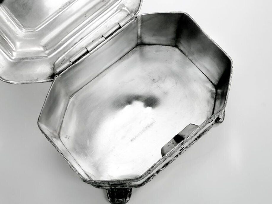 Plat à bonbons du 19ème siècle de Fraget, Varsovie, Pologne, 1850