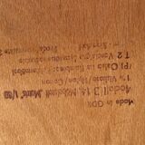 Set of 4 mobelstoff fabric chairs