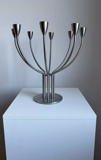 Chandelier/8-arm candelabrum IKEA vintage by Knut and Marianne Hagberg