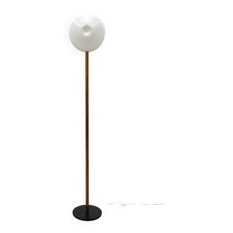 Floor lamp by De Majo in Murano glass and brass, Italy 1960.