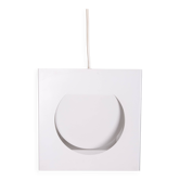 Square metal pendant lamp by Shogo Suzuki for Orno, Finland 1960’s