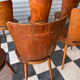 Set of 10 Baumann bistro chairs