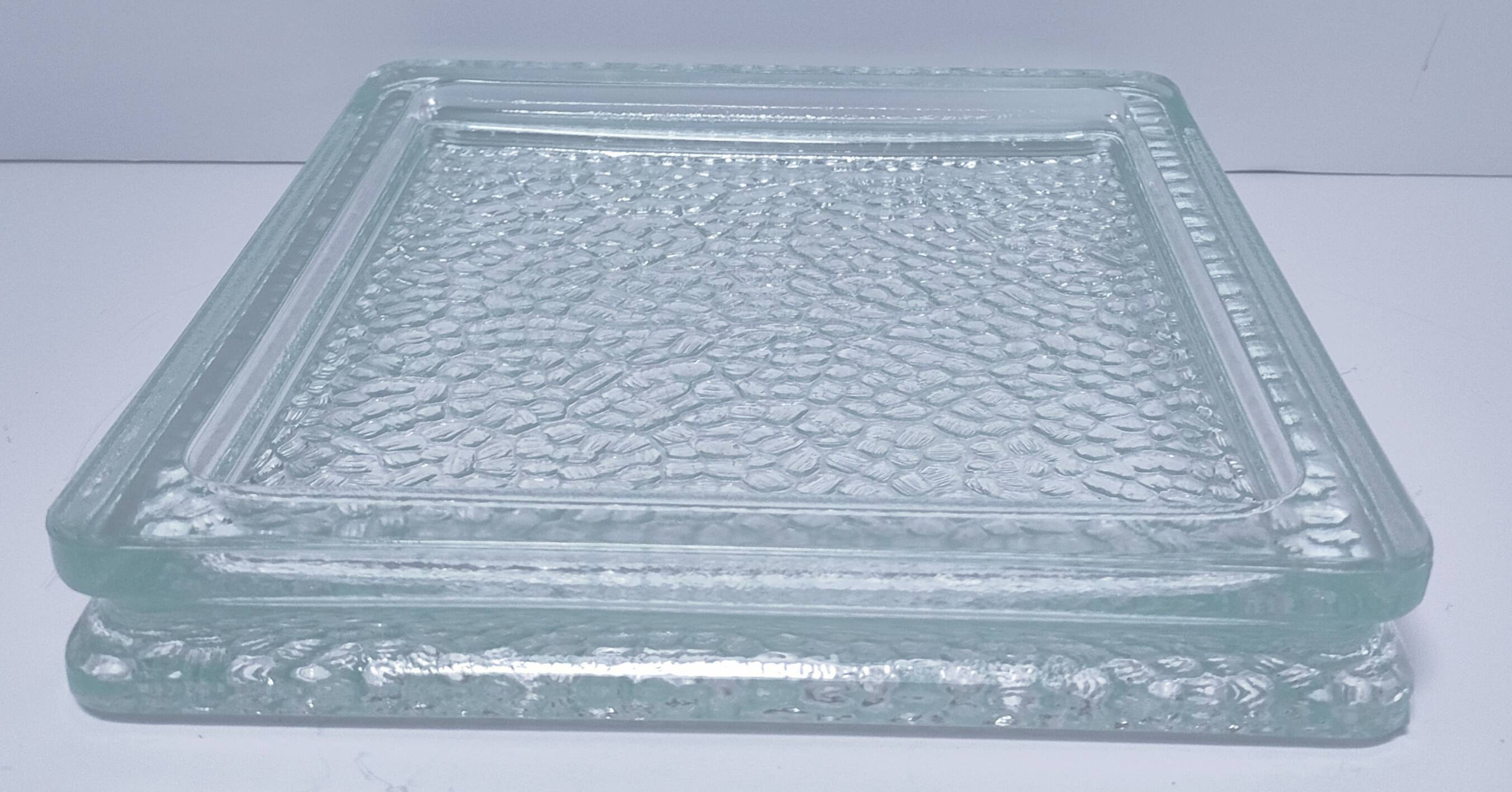 glass design pocket tray 1970s