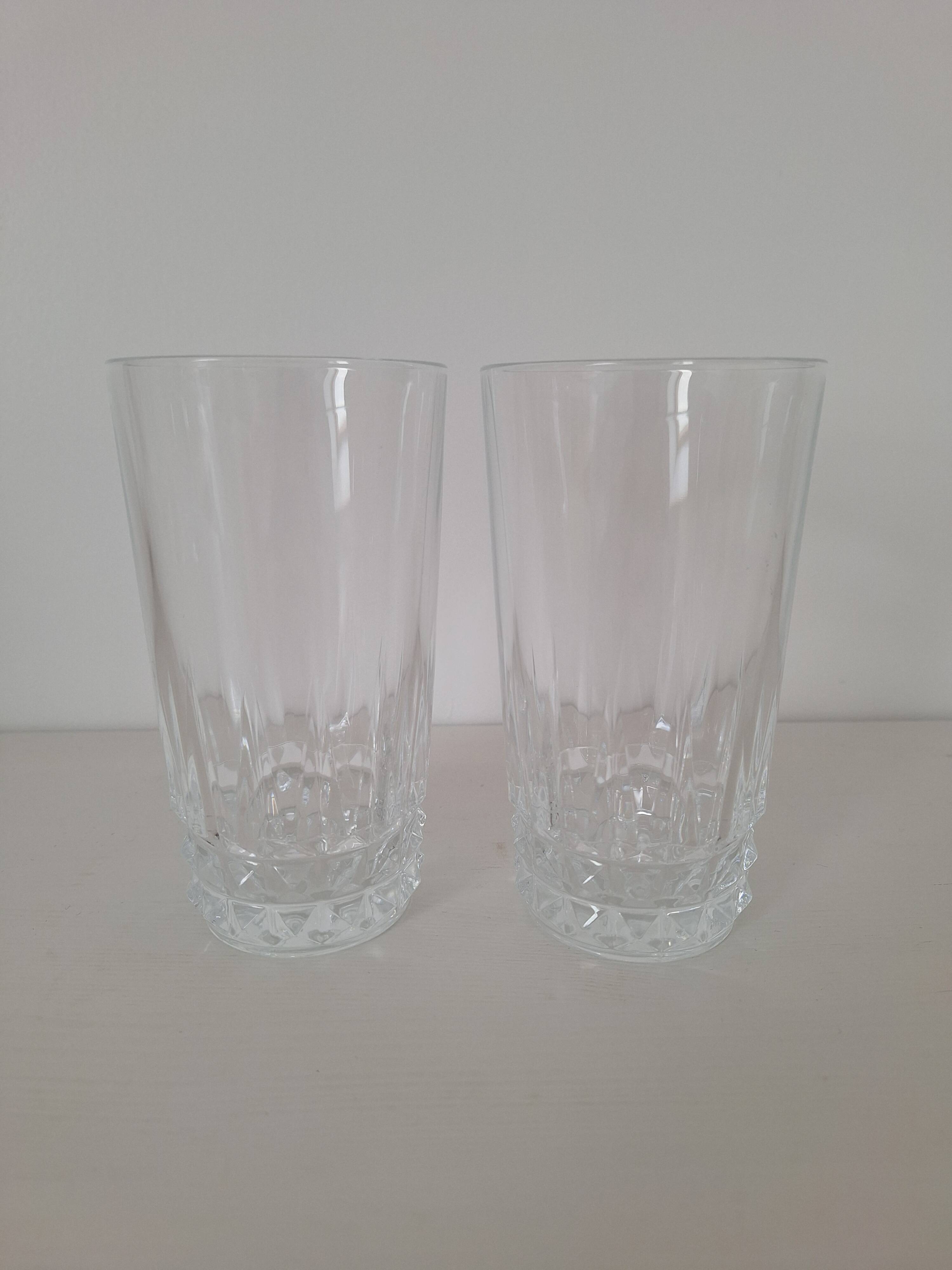 Verres à eau ou apéritif en cristal
