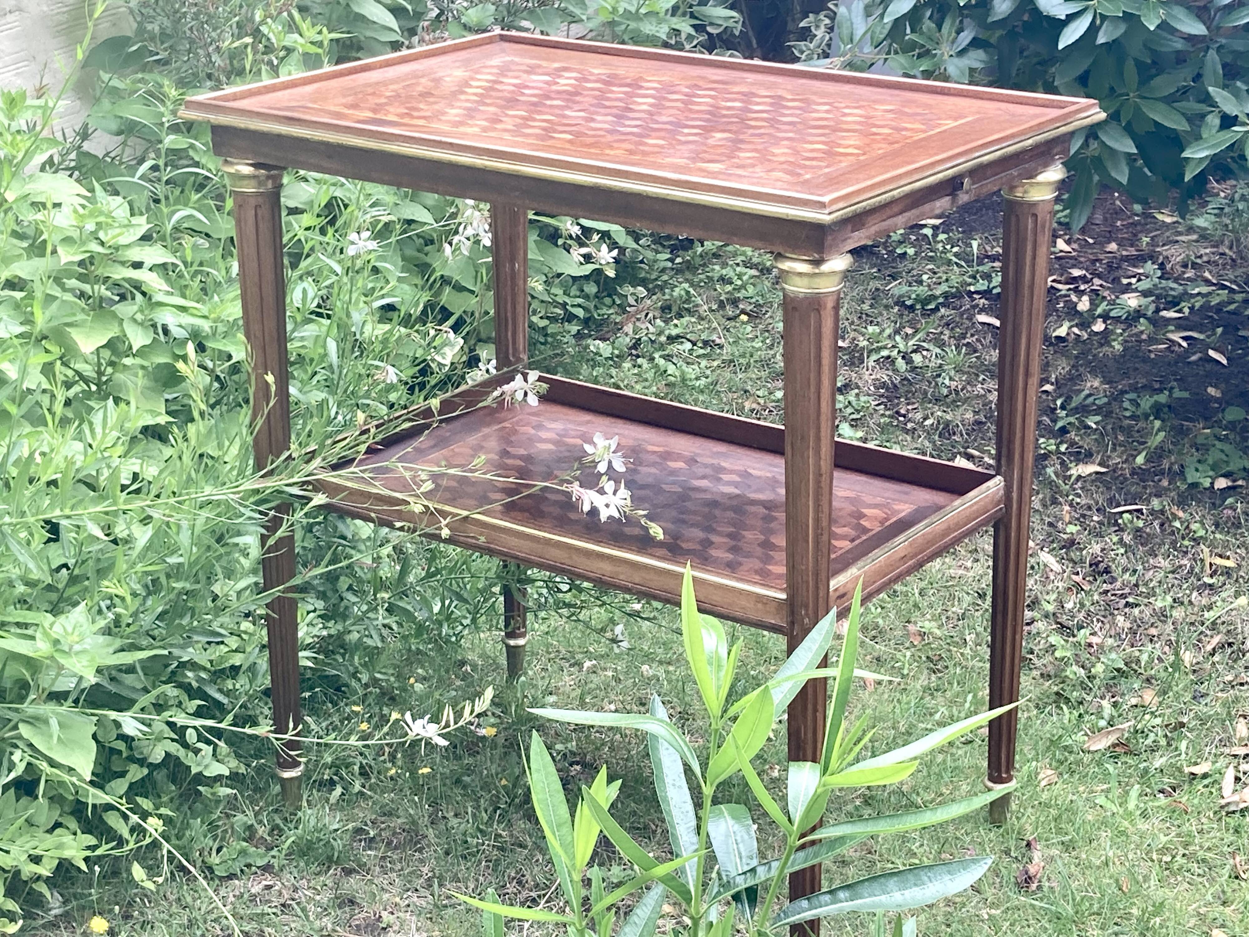 Tea table/Side table - Model making - Louis XVI