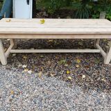 Solid farmhouse table