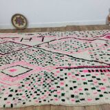 Handmade wool Berber rug 300 X 190 CM