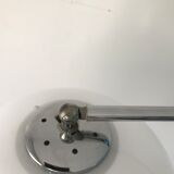 Floor lamp arc 1970 chrome and plastic marble