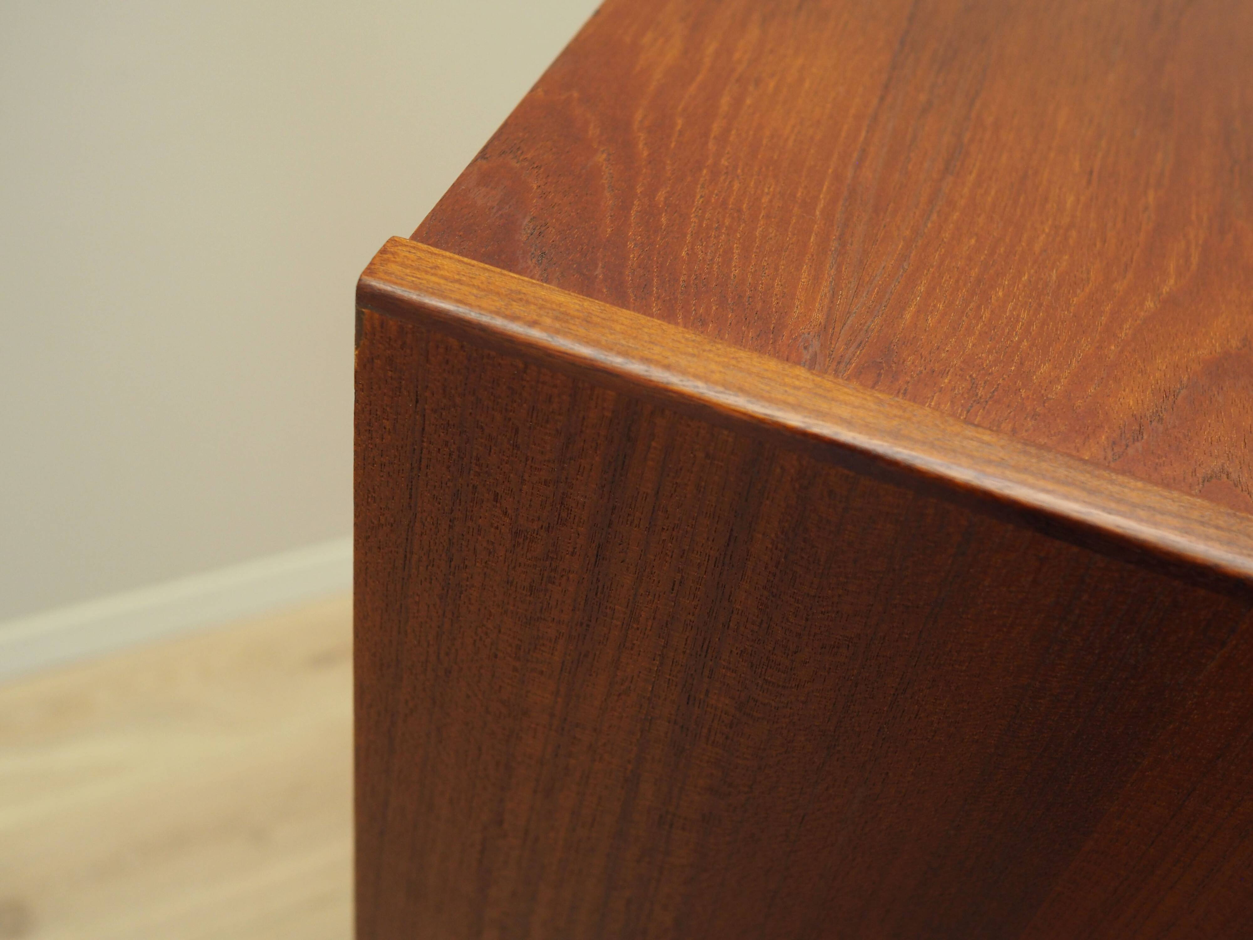 Teak chest of drawers, Danish design, 1970s, production: Denmark