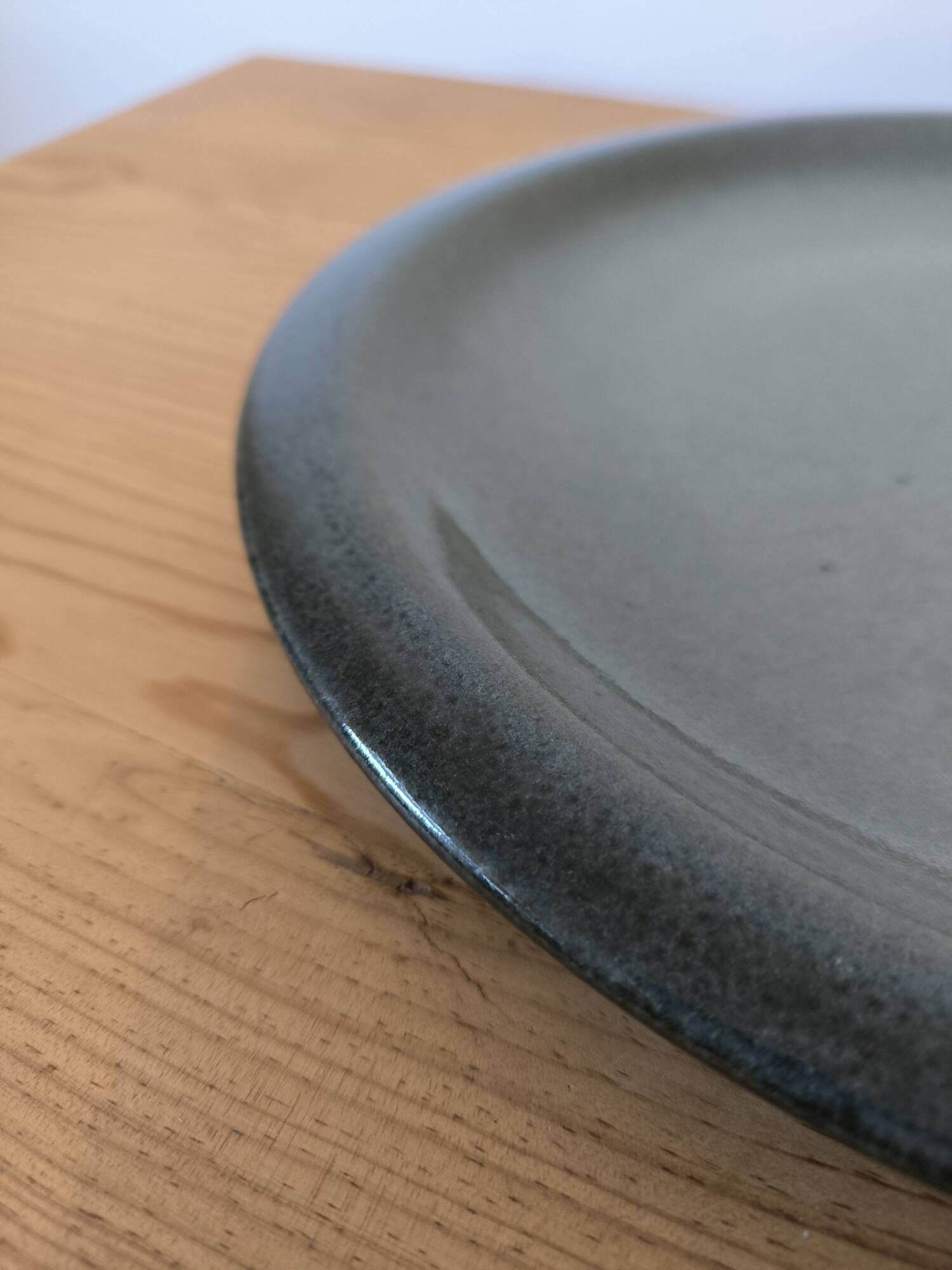 Plat rond céramique