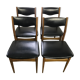 Serie de 4 chaises scandinaves
