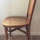 Series of 6 bistro chairs from the 50s patented SGDG