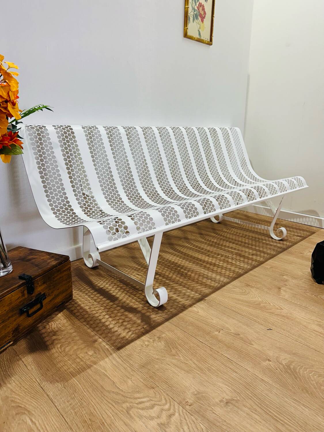 René Malaval metal bench