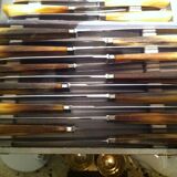 Ancient knives, sleeve horned inox blades