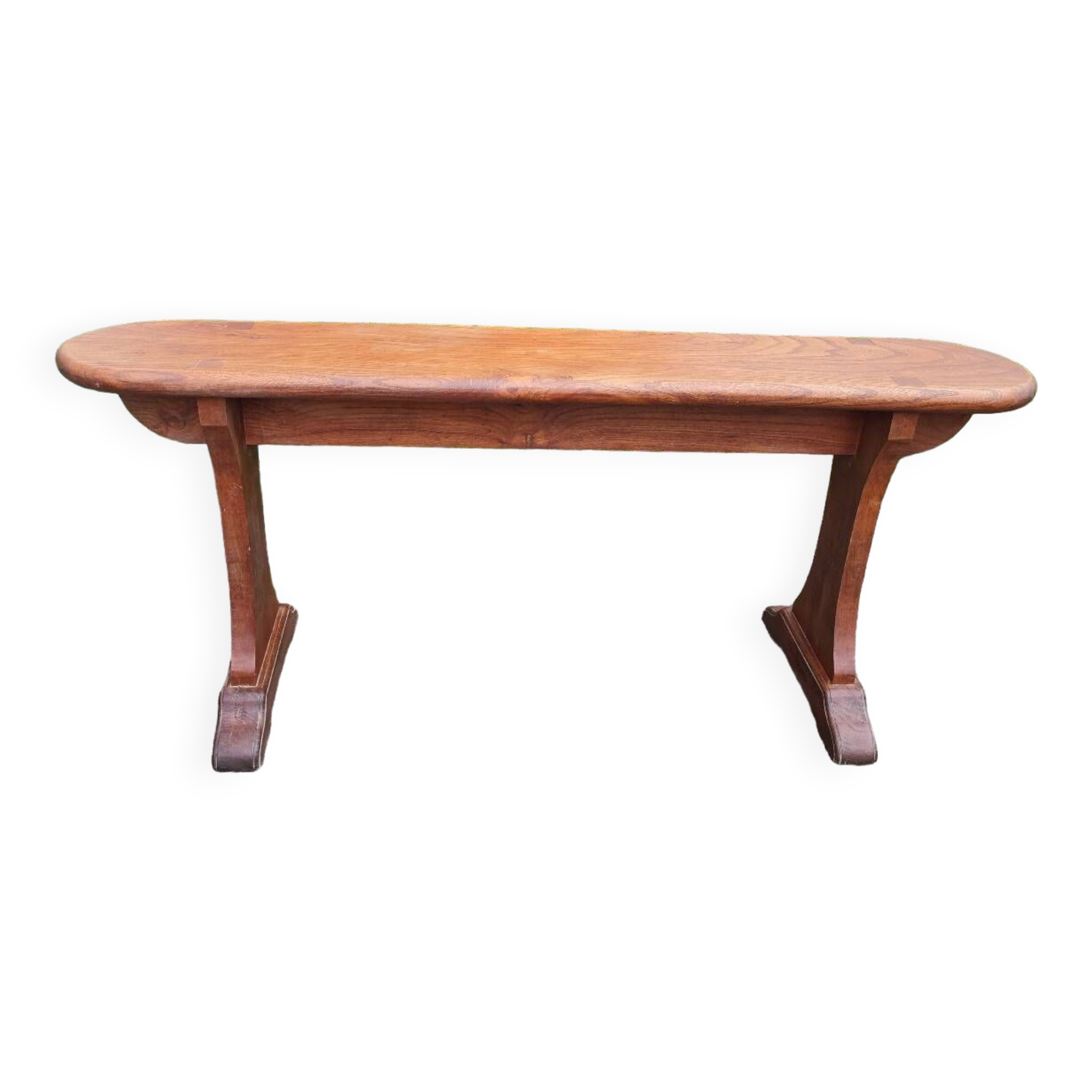 Antique elm bench