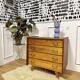 Vintage chest of drawers compass feet