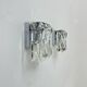 Pair of crystal sconces by Kinkeldey, Germany, 1970s