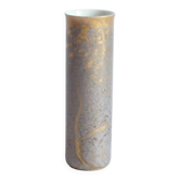 Vase cylindre doré par H.Drexler pour Rosenthal, 1970