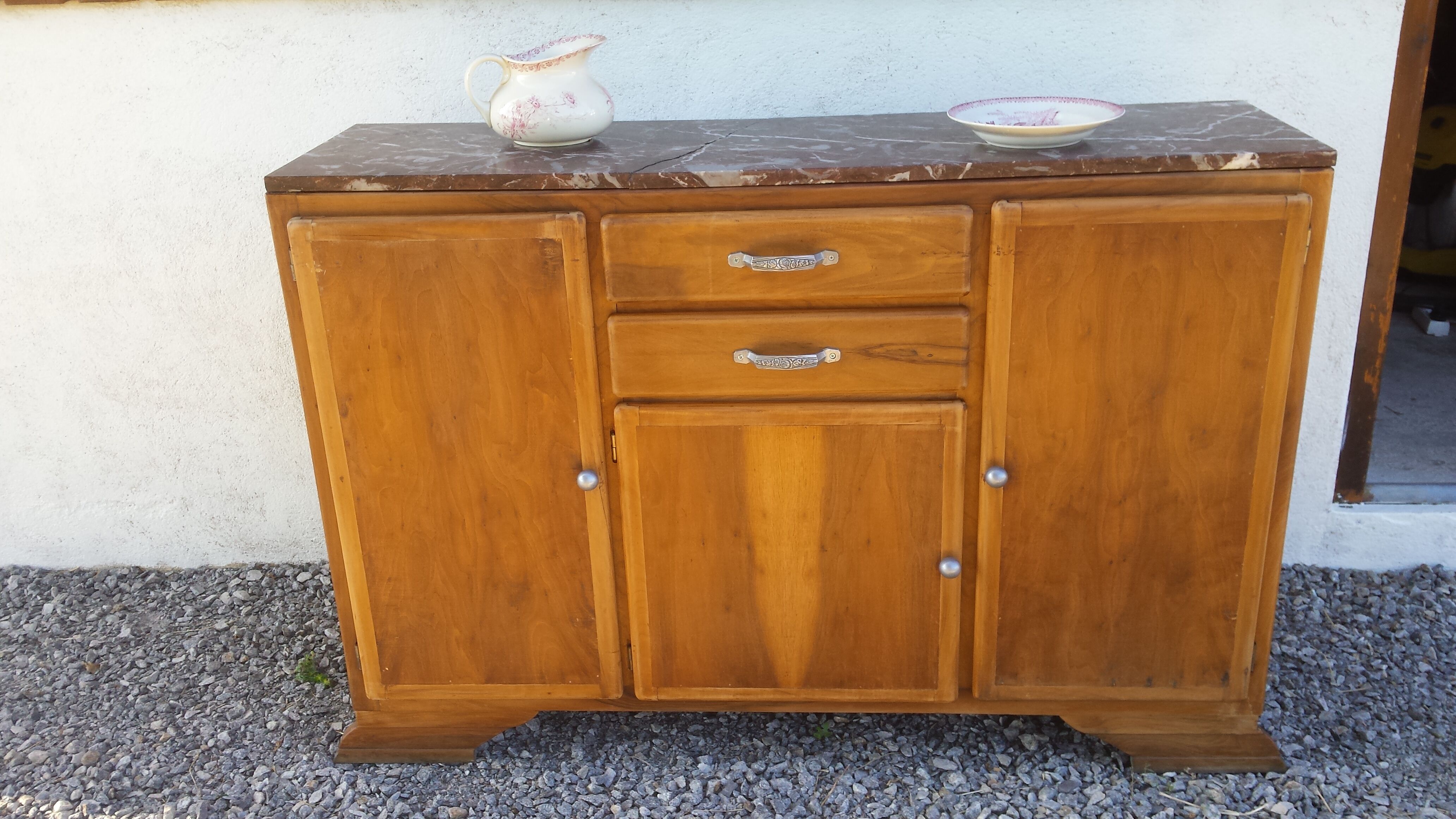 Mado buffet, pink marble tray