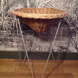 Vintage rattan display