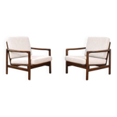Mid-Century Lounge Chairs by Z. Bączyk, 1960s, Set of 2