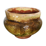Cache-pot provençal en terre cuite.