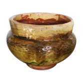 Provencal terracotta pot cover.