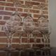 Set of 10 crystal foot "balloon" red wine glasses from the 40s-50s