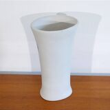 Vase en ceramique à decor cubiste