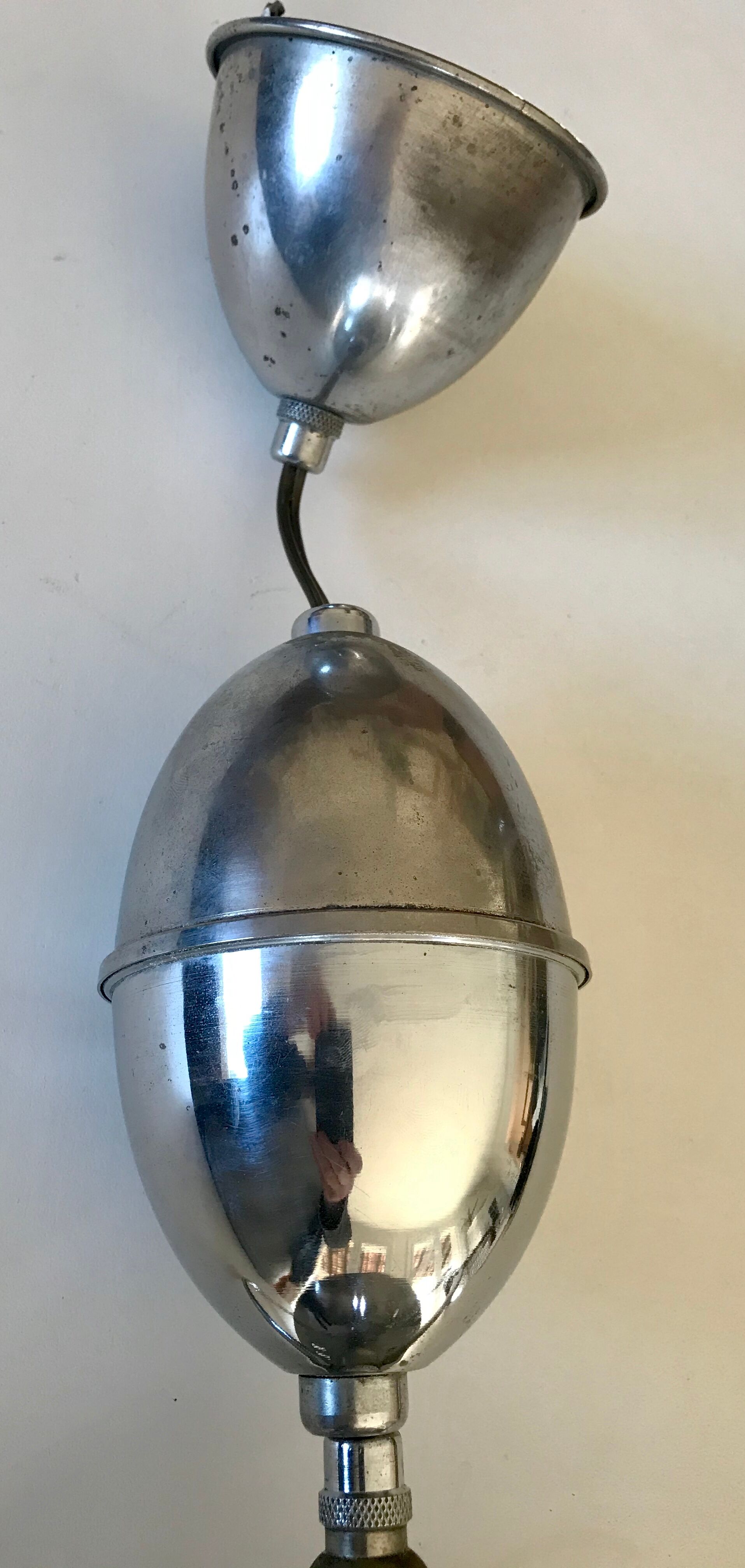 Opaline Art Deco pendant lamp