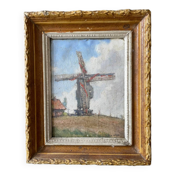 Jean Nys mill landscape painting