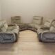 Modular sofa, Italian design, 1960s, production: Italy