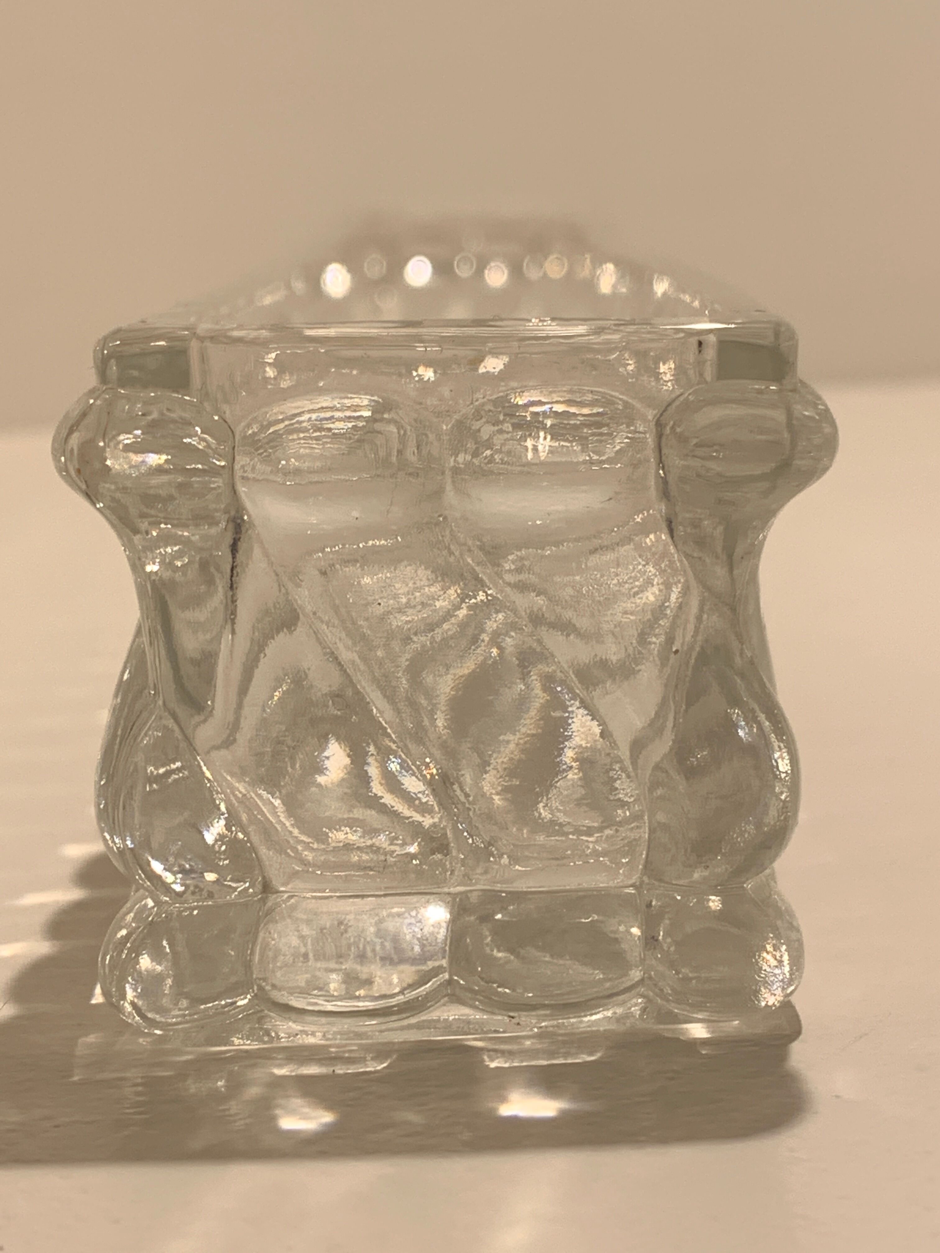 Baccarat crystal centerpiece, Bamboo model, 1900