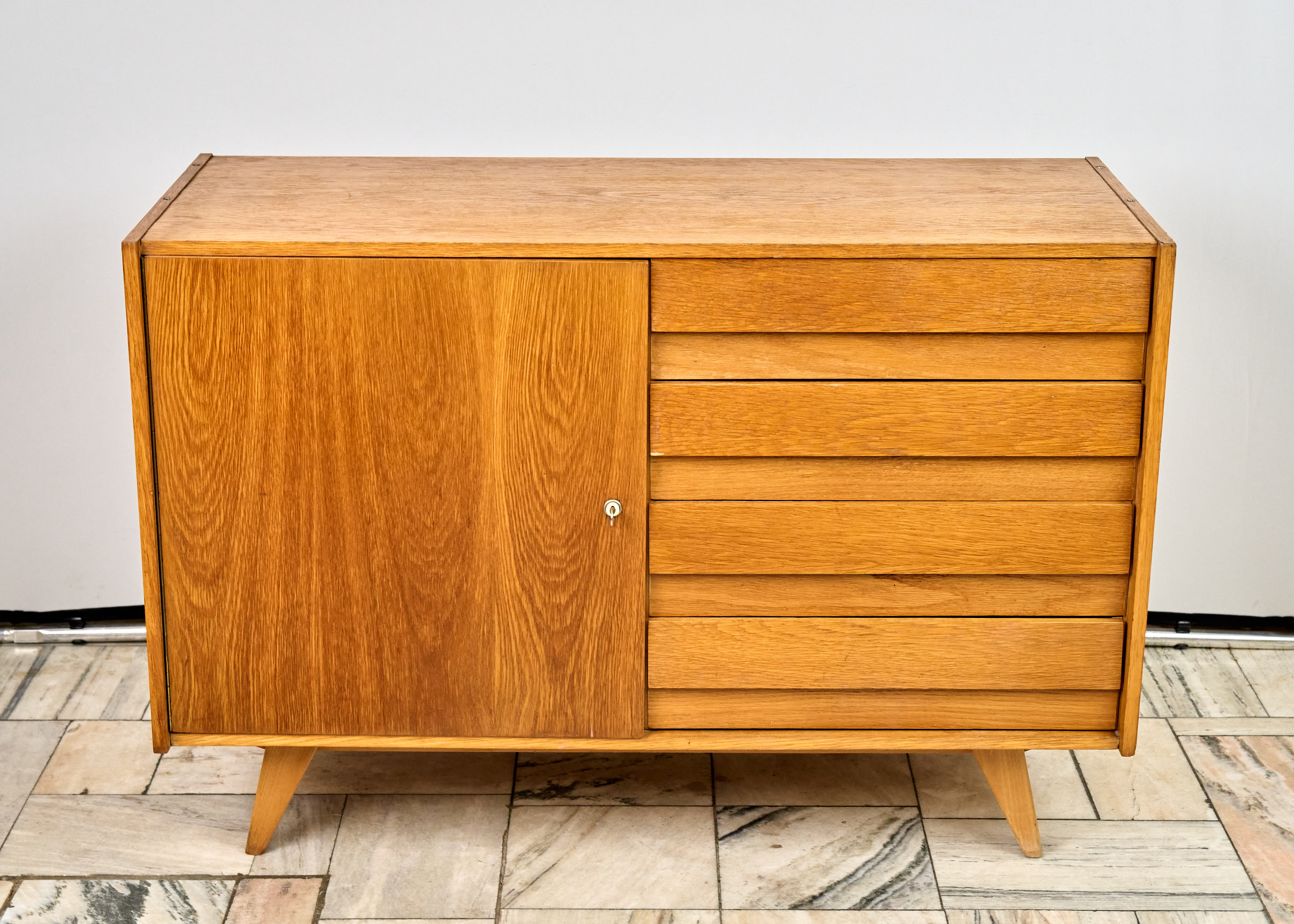 Vintage Sideboard U-458 by Jiří Jiroutek for Interiér Praha, 1960s
