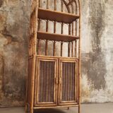Vintage bamboo shelf