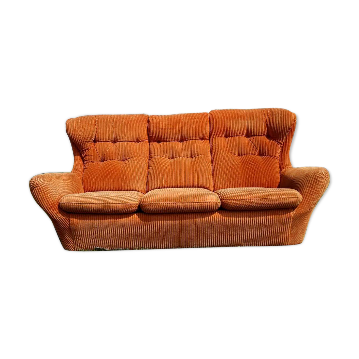 Steiner corduroy sofa