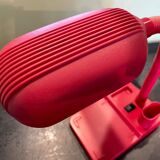 Vintage red articulated desk lamp