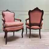 Louis XV Style Mahogany Living Room Furniture XIX Eme Century