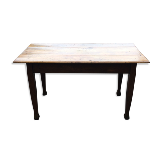 Rustic solid wood kitchen table