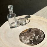 Dish in petrified wood