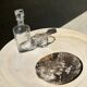 Dish in petrified wood
