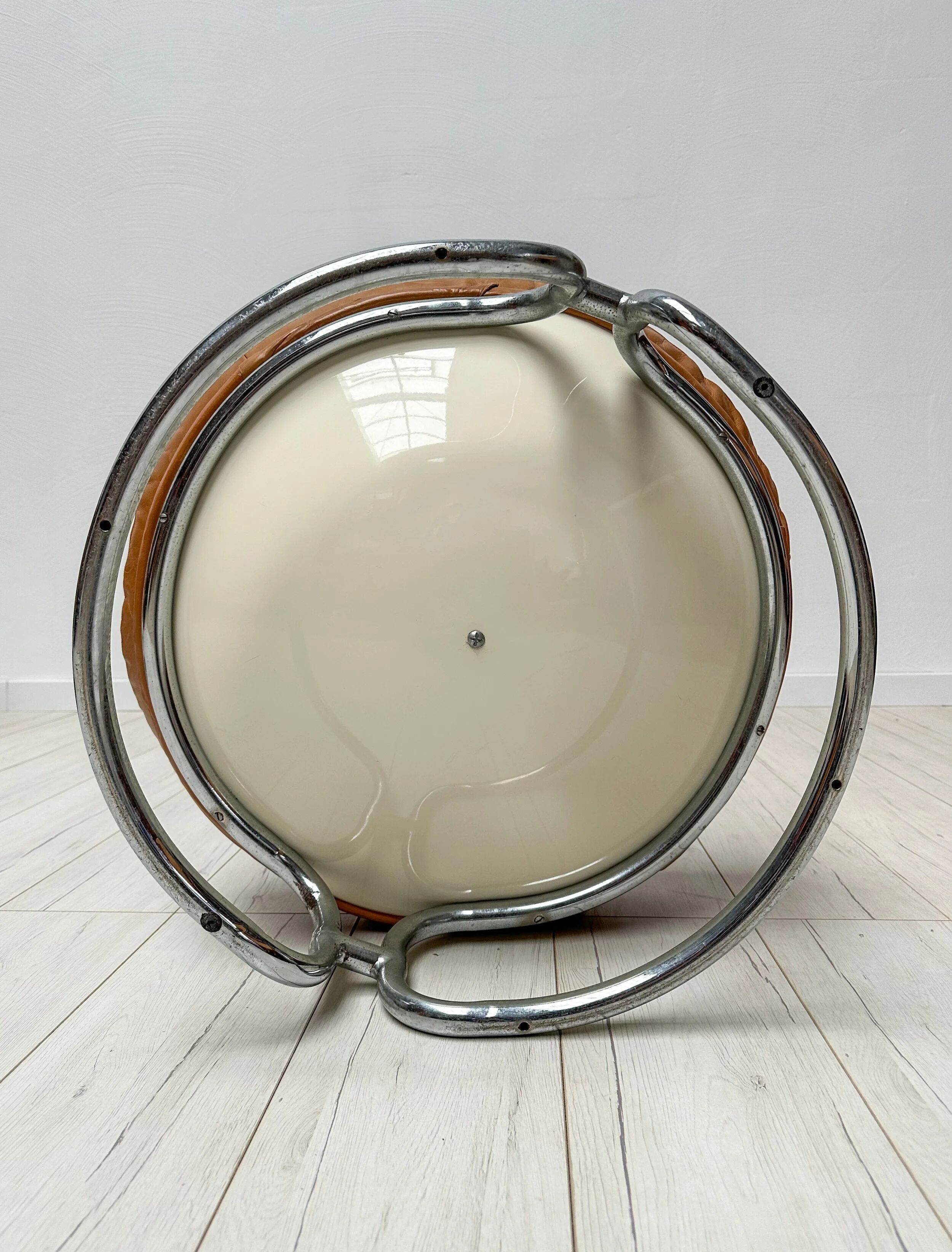 1960s Vintage leather 'Karate' Chair Set by Michel Cadestin for Airborne