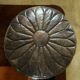Leather pouf 1970