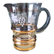 Carafe à eau , pichet , cruche vintage Décor en verre granité