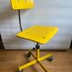 Yellow wooden workshop chair