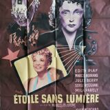 Original poster 1945 star snas light Edith Piaf Cinart Marcel Blistene Reggiani