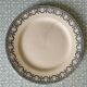Set of 2 flat plates Terre de fer Salins Louis XVI