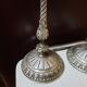 Pair of silver candle holders