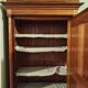 Wardrobe with a pitch pine door.